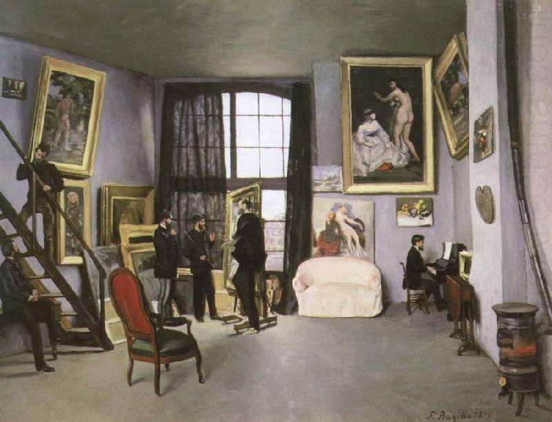 the artist s studio ,nine rue de la condamine, Frederic Bazille